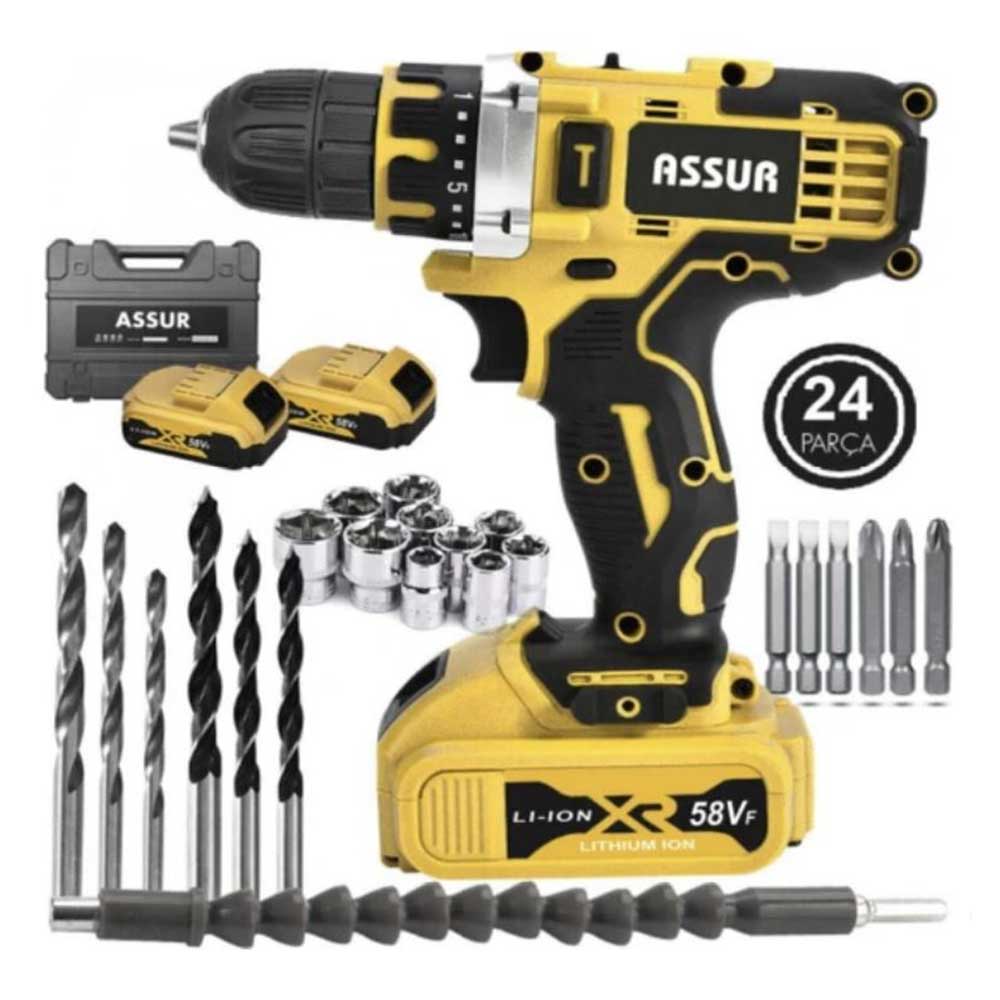 Assur%20ASR-LD18%2058V%20Şarjlı%20Matkap