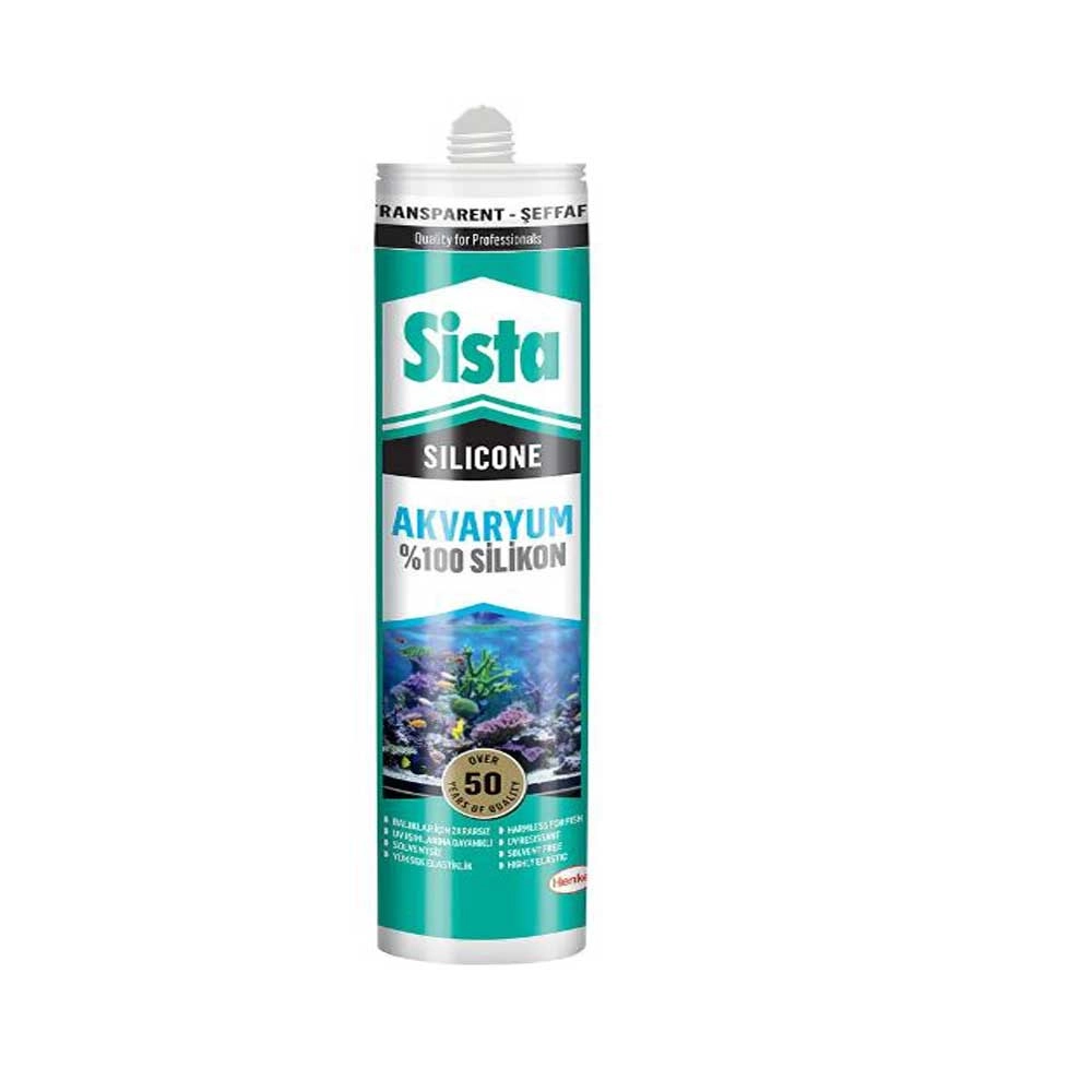 Sista%20Akvaryum%20Silikon%20Şeffaf%20340%20Gr