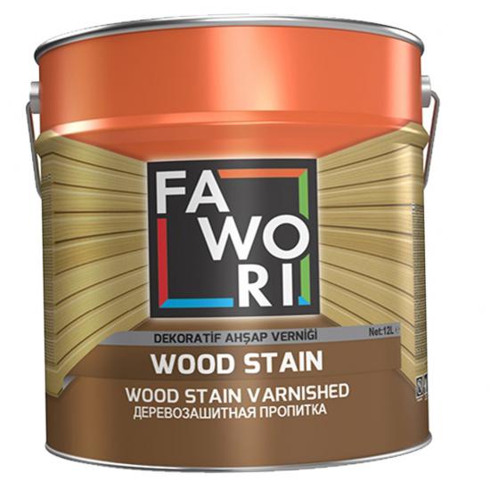 Fawori Wood Stain Ahşap Vernikli Koruyucu 0,75 Lt