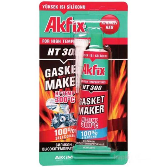 Akfix Yüksek Isı Silikonu Rtv (Tüp) 50 Ml 57 Gr Akfix Yüksek Isı Silikonu Rtv (Tüp) 50 Ml 57 Gr