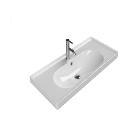 Turkuaz Arya Etajerli Lavabo 45x80 Cm