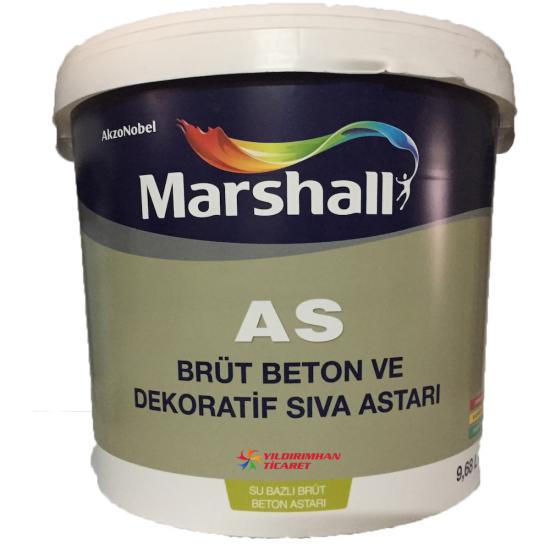 Marshall As Brüt beton astarı Beyaz 15 Kg