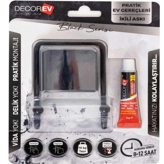 Decorev Metal Askı Dc-5053 Siyah İkili