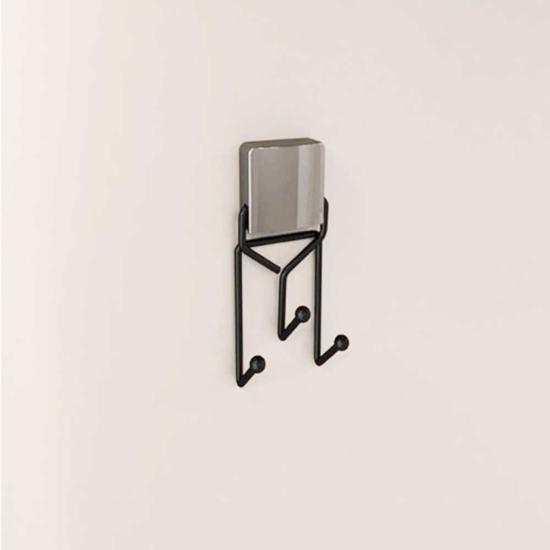 Decorev Metal Askı Dc-5054 Siyah Üçlü