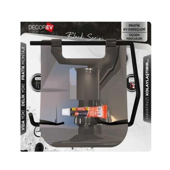 Decorev Tuvalet Kağıtlık Dc-5055 Siyah