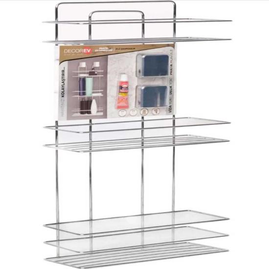 Decorev Şampuanlık Dc-5931 Kristal Üç Kat Beyaz