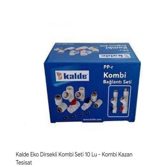 Kalde Kombi seti Eko Metalli-Dirsekli 10 Lu
