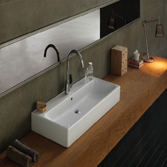 Turkuaz Pinto Etajerli Lavabo 47x75 Cm