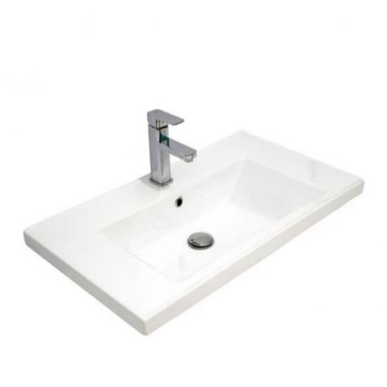 Alvit Line Dolap Uyumlu Tezgah Lavabo 100 Cm