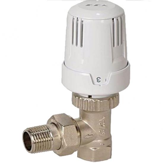 Eca Termostatik Köşe Radyatör Trv3 Vana 1/2