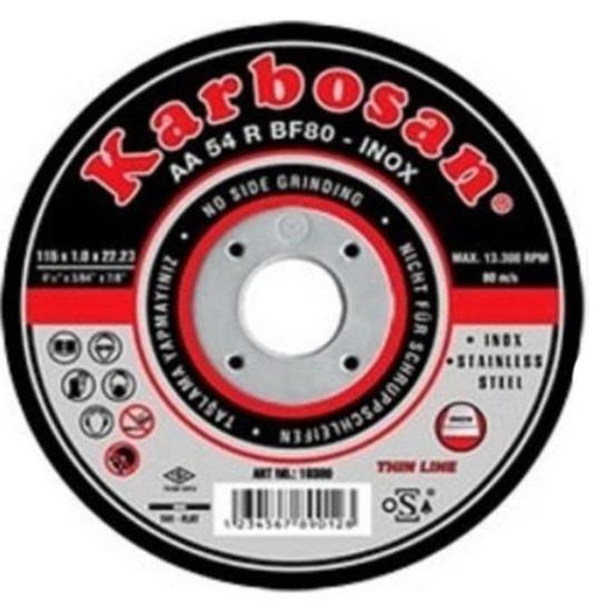 Karbosan İnox Metal Kesici 115x1x22 Mm