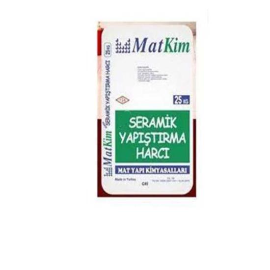 Matkim Eco-Fix Seramik Yapıştırma Harcı Gri 25 Kg