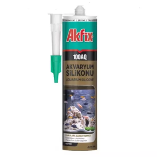 Akfix Akvaryum Silikon Şeffaf 280 Ml