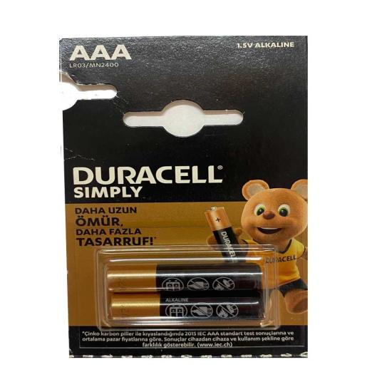 Duracel Kalın Kalem Pil 2 Ad