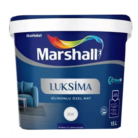 Marshall Luksima Silikonlu Özel Mat  Boya 15 Lt