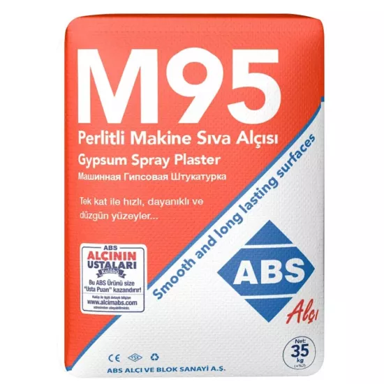 Abs M95 Makina Sıva Alçi 35 Kg