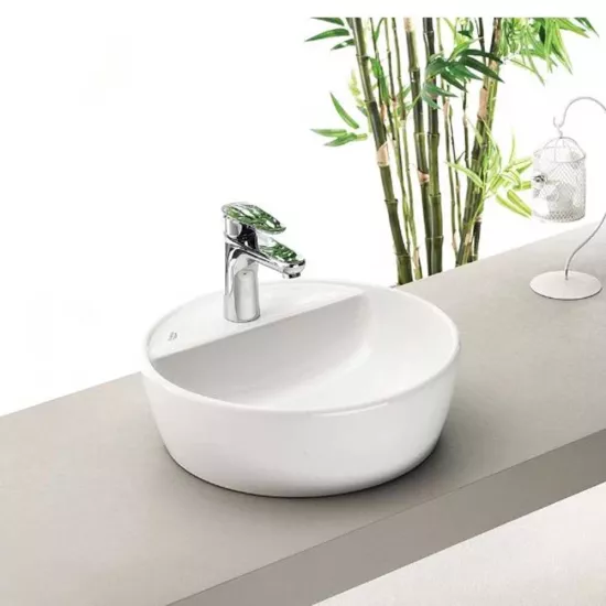 Turkuaz One Batarya Delikli Lavabo 42 Cm