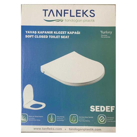 Tanflex Sedef Klozet Kapak Yavaş Kapanan
