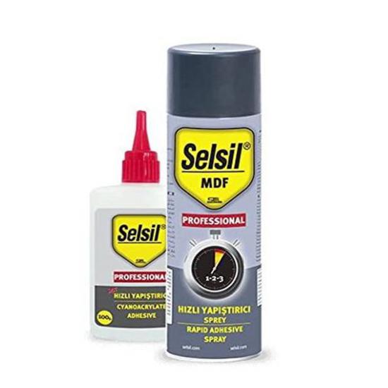 Selsil Mdf Hızlı Yapıştırıcı 200 Ml+50 Gr Selsil Mdf Hızlı Yapıştırıcı 200 Ml+50 Gr