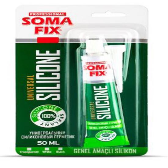 SomaFix S50 Şeffaf Tüp Silikon 50 Ml