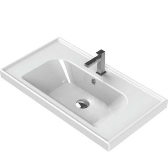 Turkuaz Frame Etajerli Lavabo 65X45