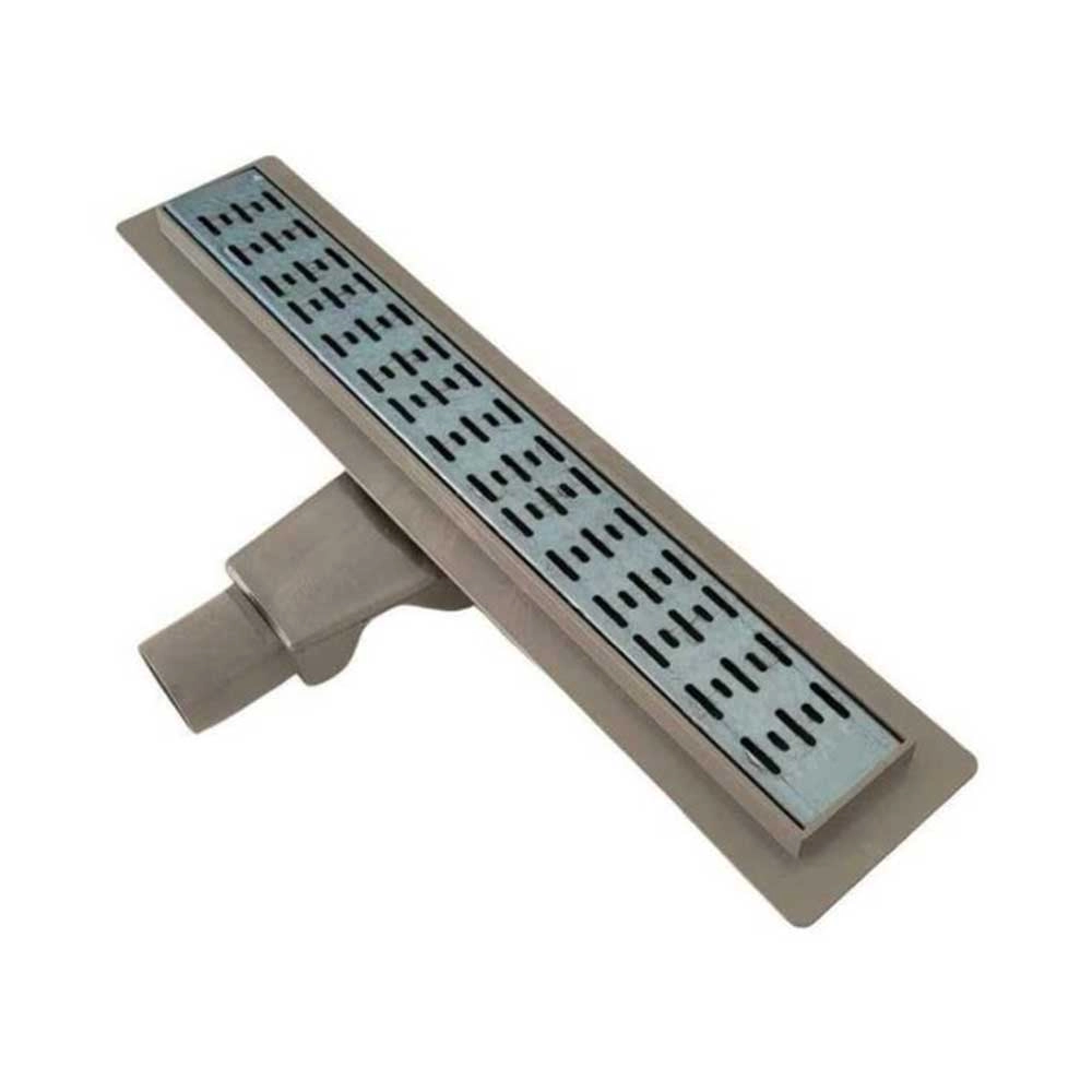Paslanmaz%20Duş%20Kanallı%20Krom%20Yer%20Sifonu%2033%20Cm%20